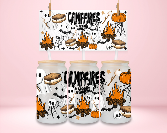 Campfires and Spooky Stories UVDTF Wrap