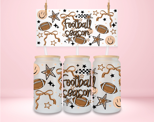 Football Season Coquette UVDTF Wrap