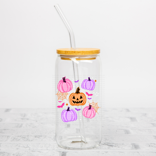 Colorful Pumpkin UVDTF Decal