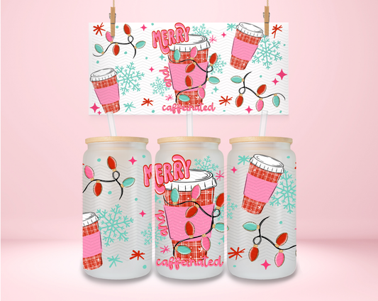 Merry and Caffeinated UVDTF Wrap