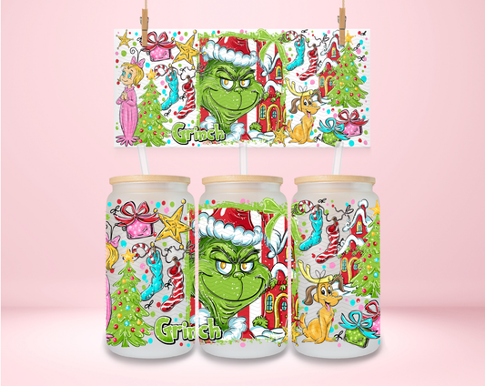 Green Guy Christmas Vibes UVDTF Wrap