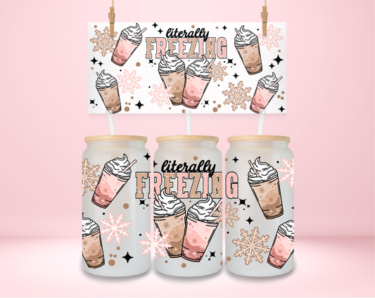 Literally Freezing Coffee UVDTF Wrap