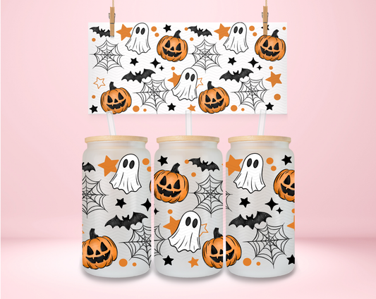 Ghostie Pumpkin UVDTF Wrap