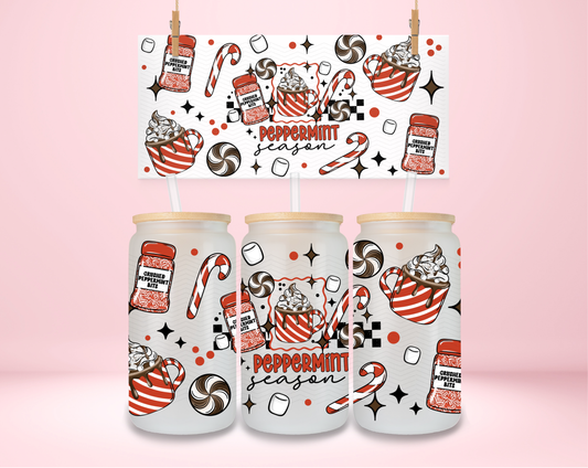 Peppermint Season UVDTF Wrap