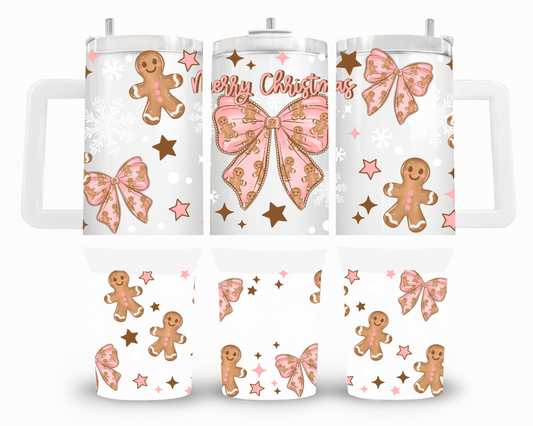 Gingerbread Coquette 40oz UVDTF Wrap