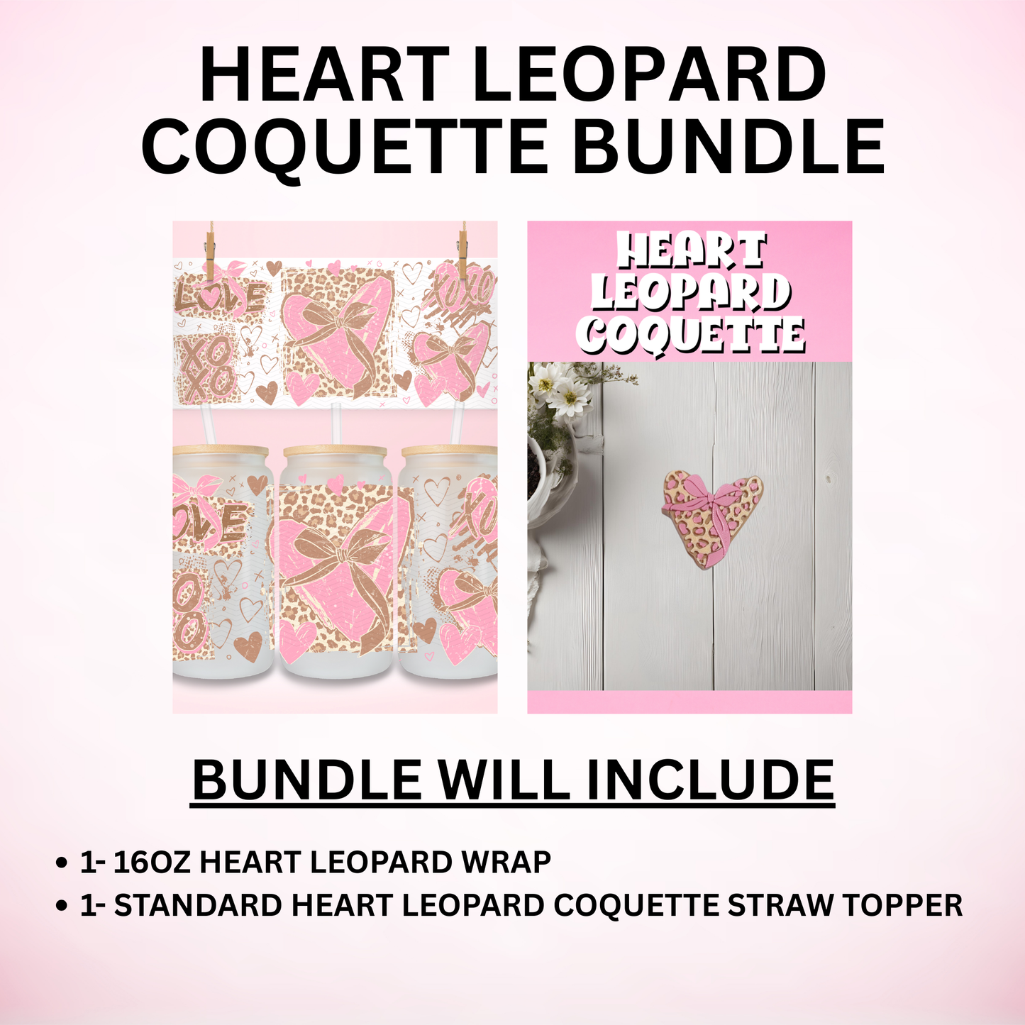 Heart Leopard Coquette Bundle
