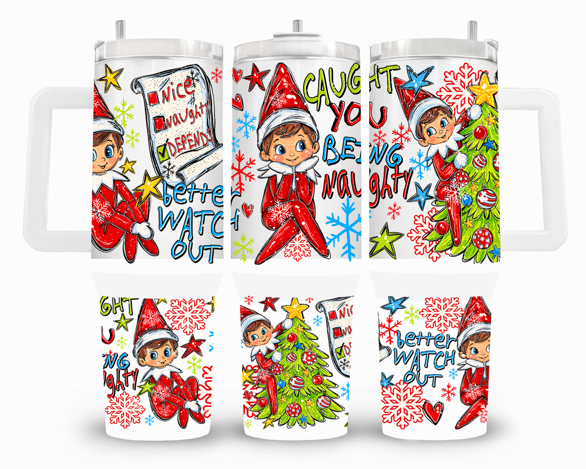 Magic Christmas Elf 40oz UVDTF Wrap