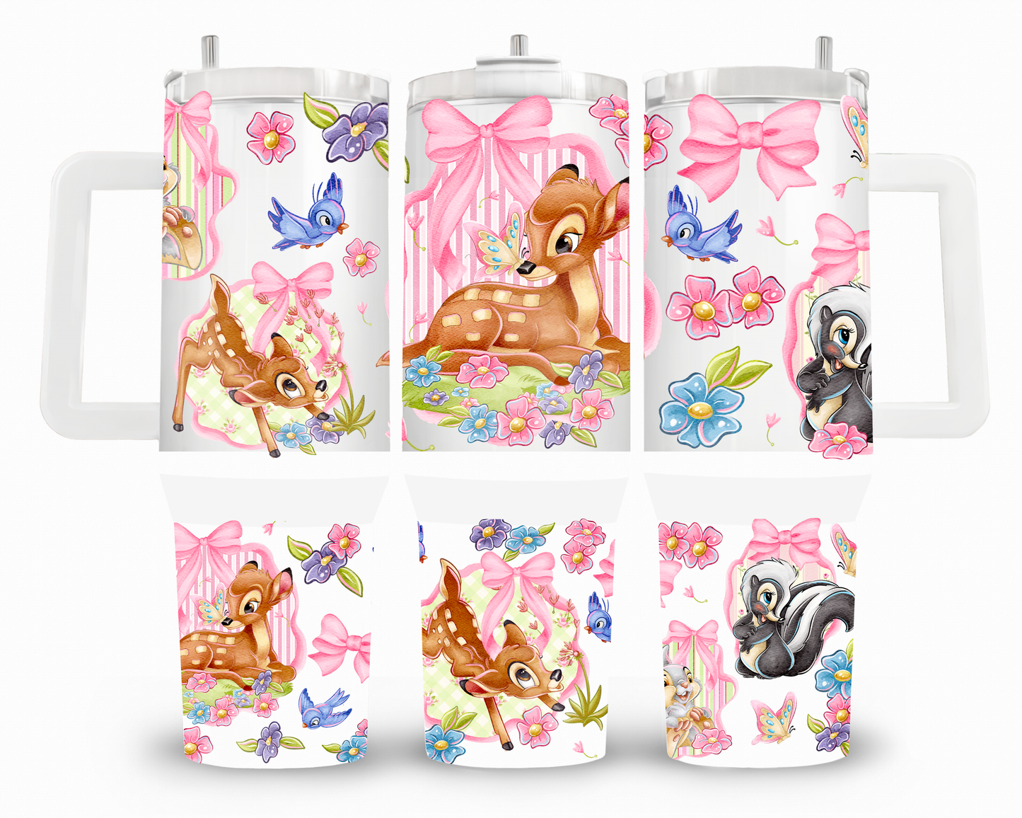Bambi and Friends Coquette 40oz UVDTF Wrap