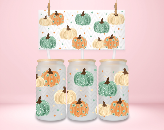 Fall Pumpkins UVDTF Wrap