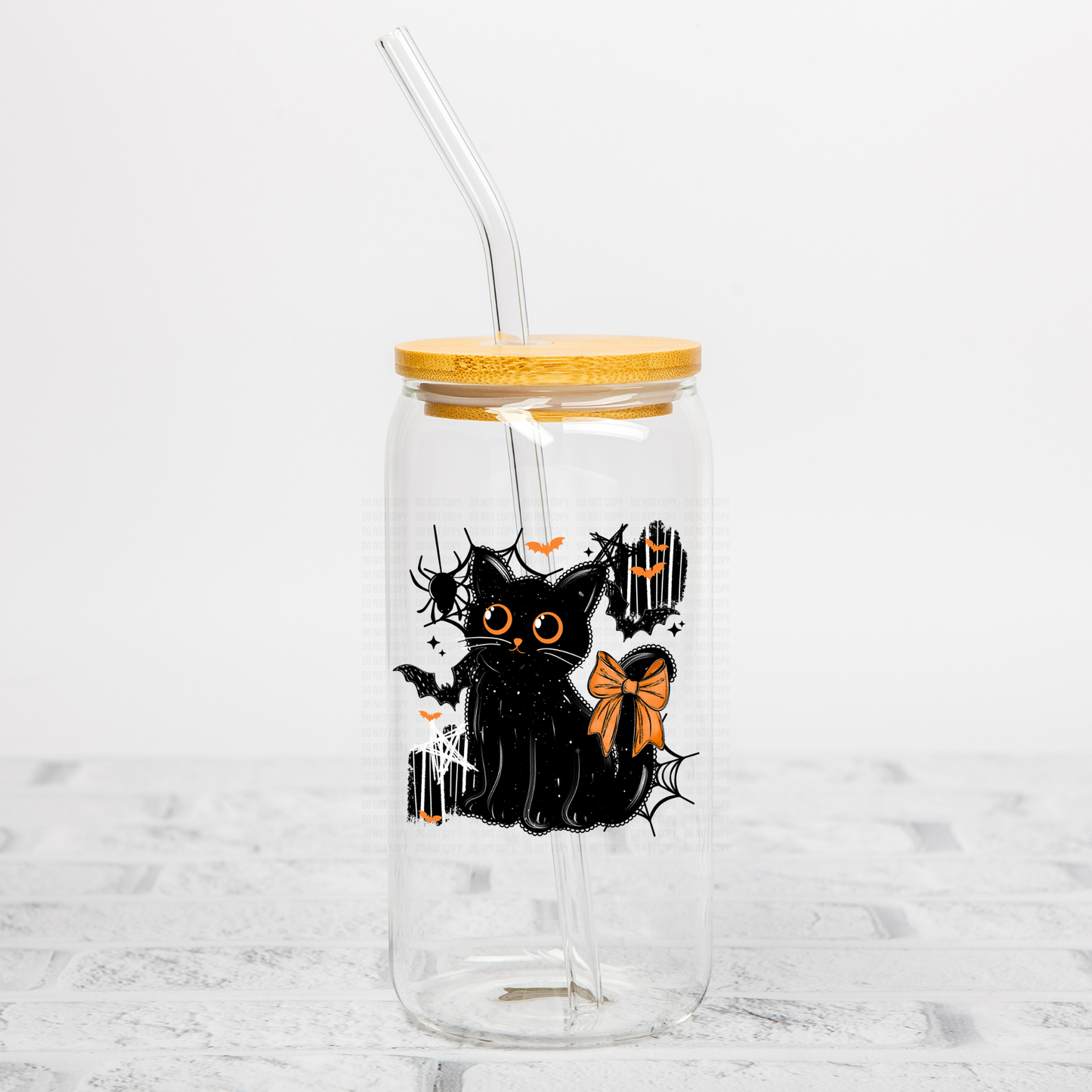 Black Cat Coquette UVDTF Decal
