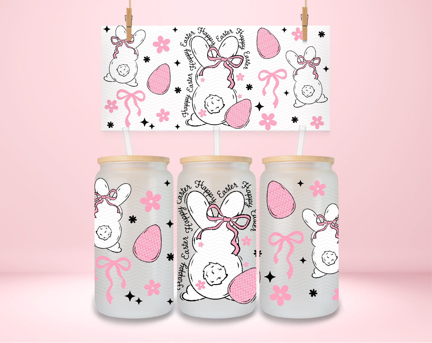 Happy Easter Bunny UVDTF Wrap