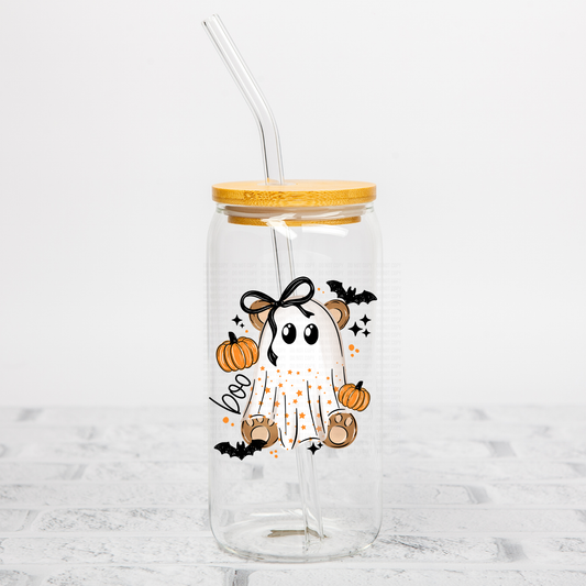 Boo Ghostie Bear UVDTF Decal