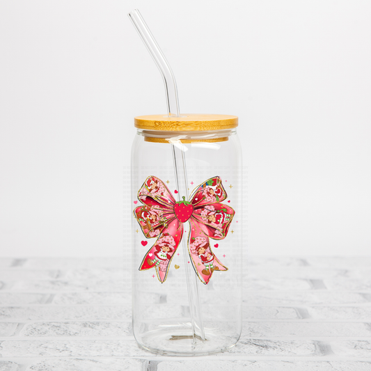 Shortcake Coquette Bow UVDTF Decal