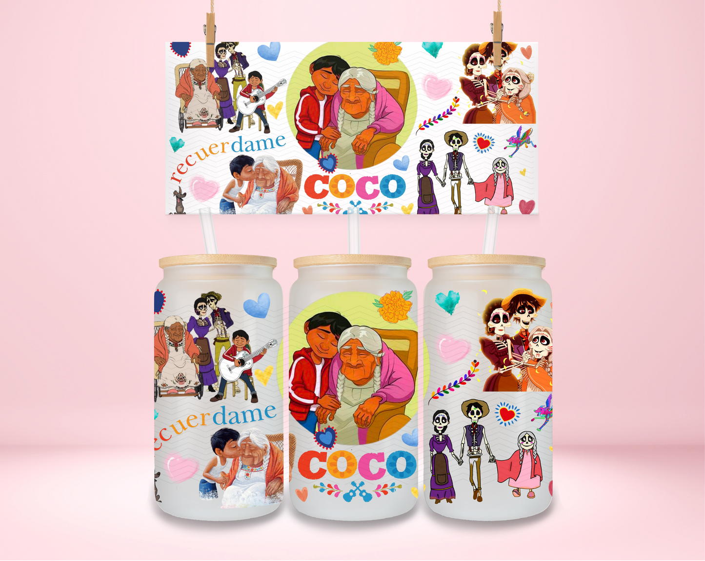 Recuerdame Coco UVDTF Wrap