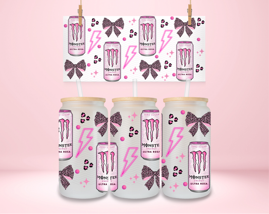 Pink Zero Sugar Energy UVDTF Wrap