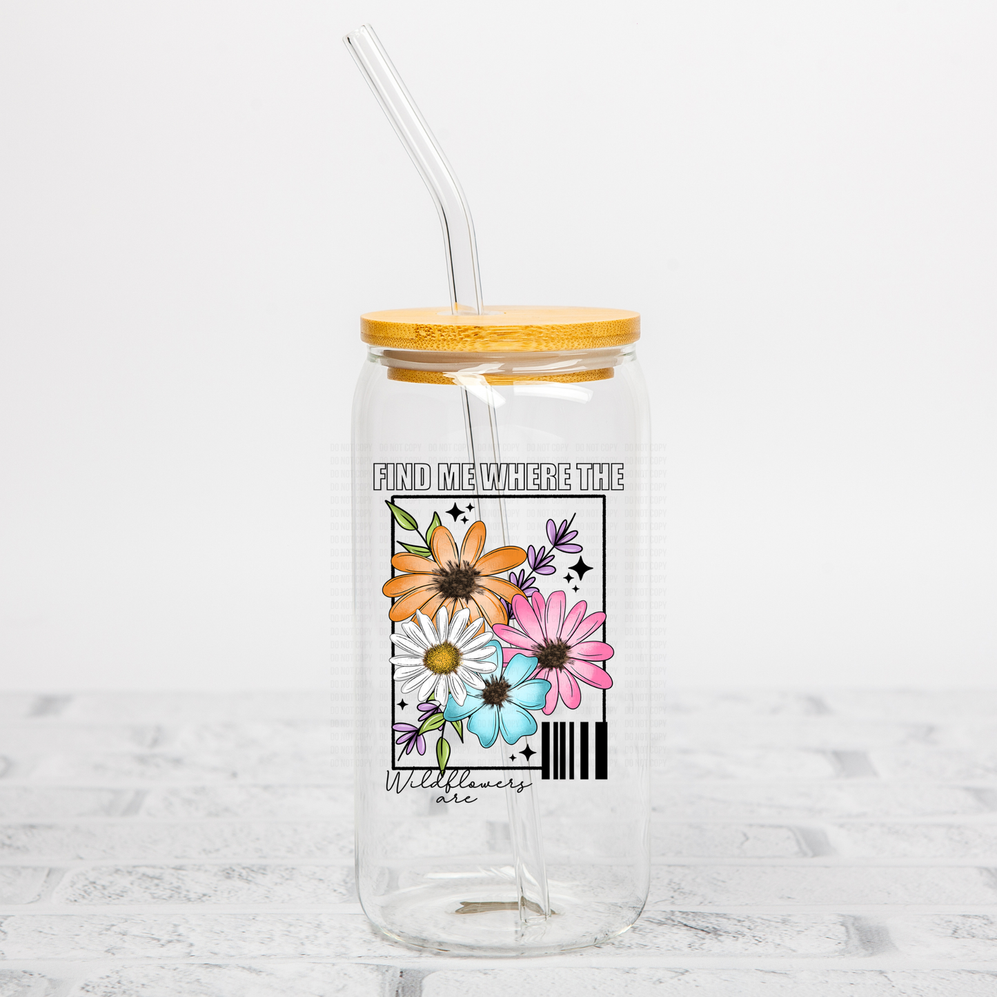 Where the Wildflowers Are UVDTF Decal