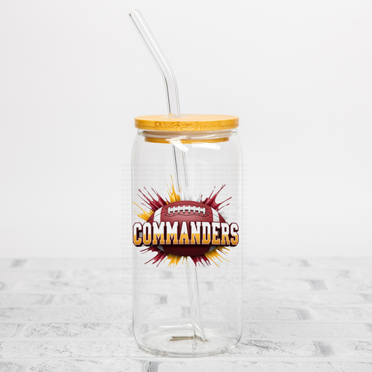 Commanders Football UVDTF Decal
