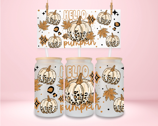 Hello Pumpkin Leopard UVDTF Wrap