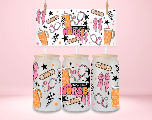 Very Tired Nurse Coquette UVDTF Wrap