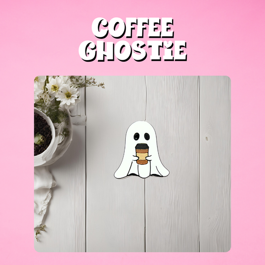 Coffee Ghostie Straw Topper
