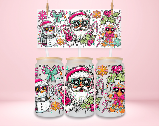 Santa Claus Doodle UVDTF Wrap
