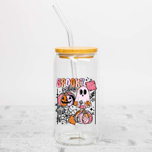 Spooky Vibes Colorful UVDTF Decal