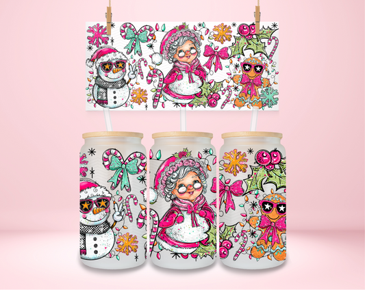 Mrs. Claus 2 Doodle UVDTF Wrap