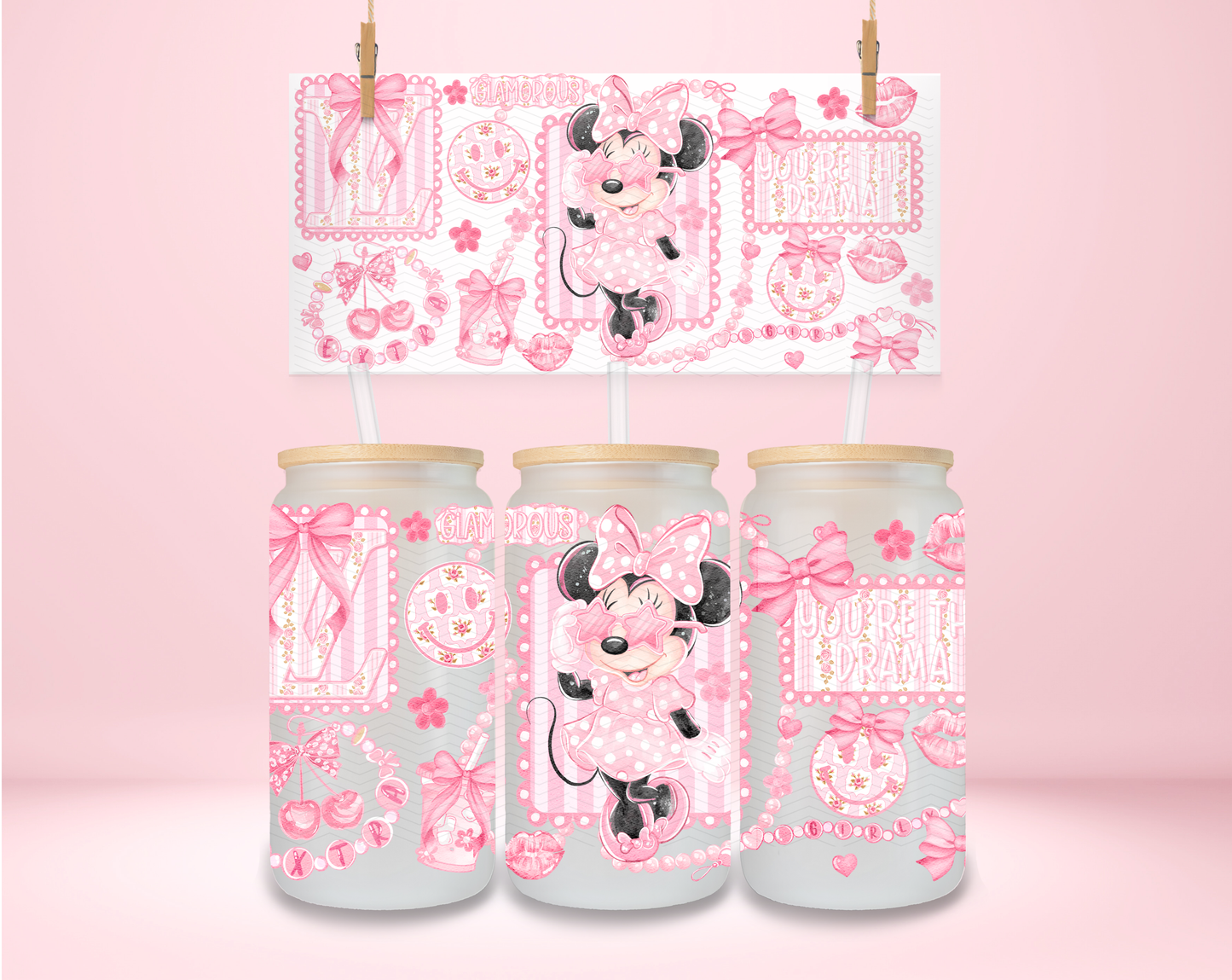 Glamorous Mouse Girly UVDTF Wrap