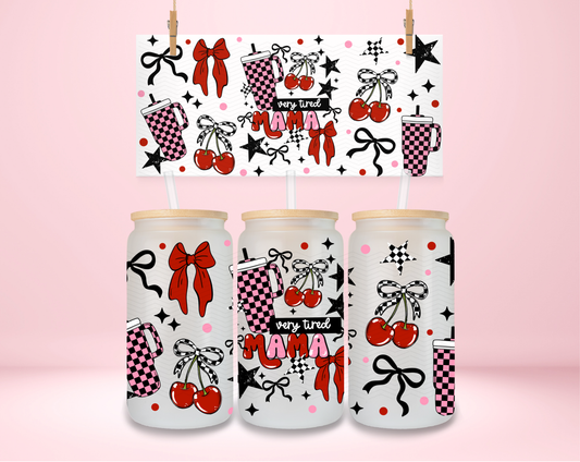 Very Tired Mama Cherry Coquette UVDTF Wrap