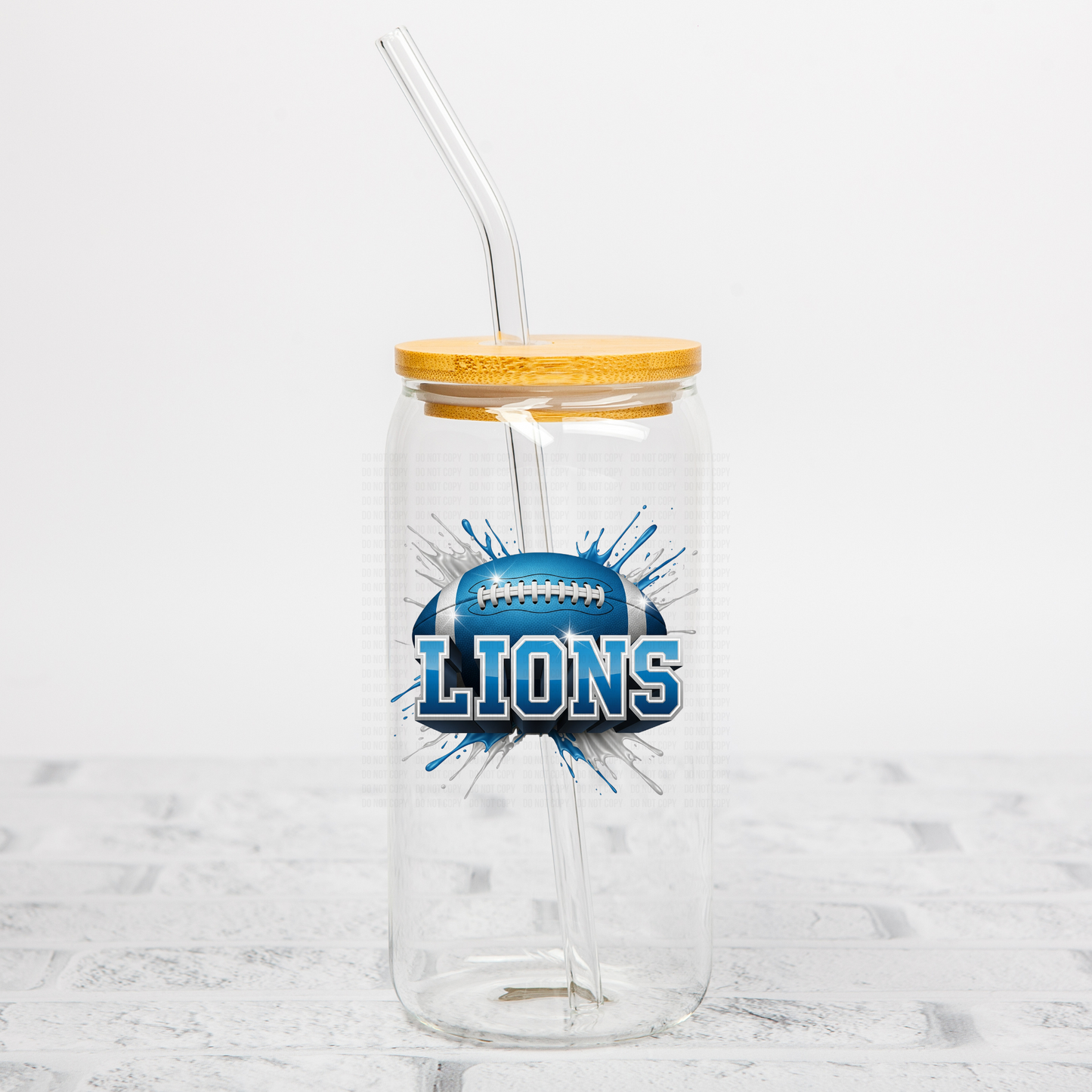 Lions Football UVDTF Decal