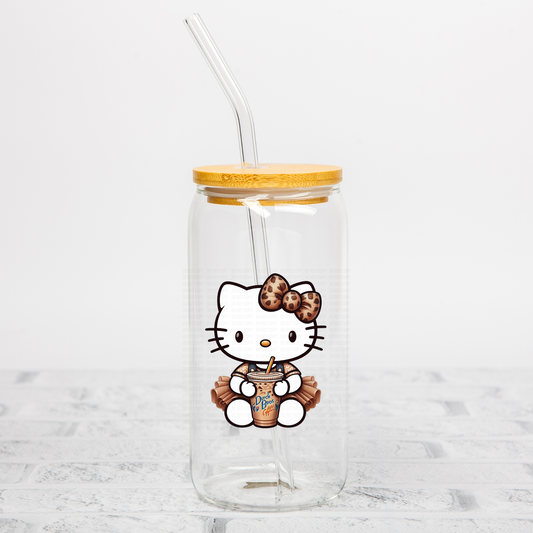 Leopard HK Dutch Bros UVDTF Decal