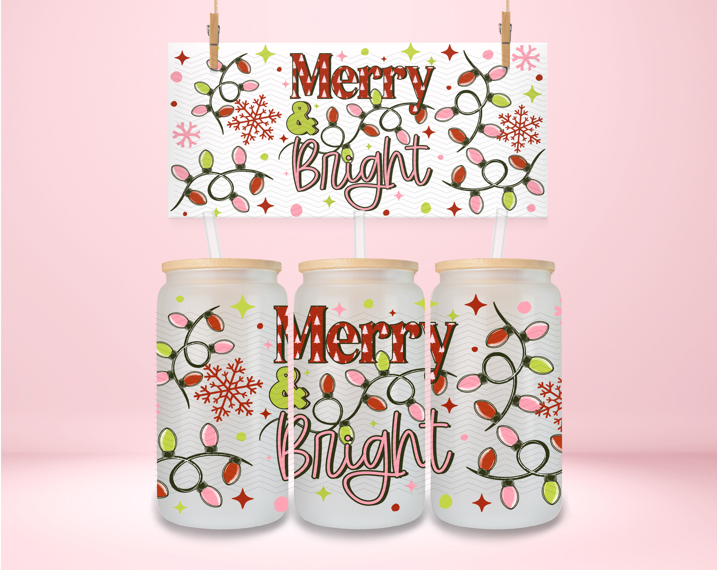 Merry & Bright UVDTF Wrap