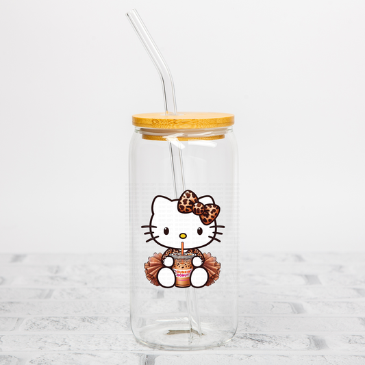 Leopard HK Dunkin UVDTF Decal