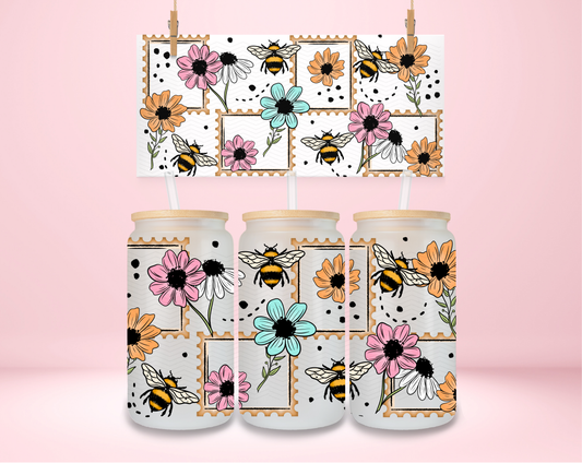 Spring Floral Stamps UVDTF Wrap