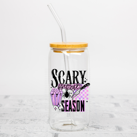 Scary Movie Season Pink and Purple UVDTF Decal