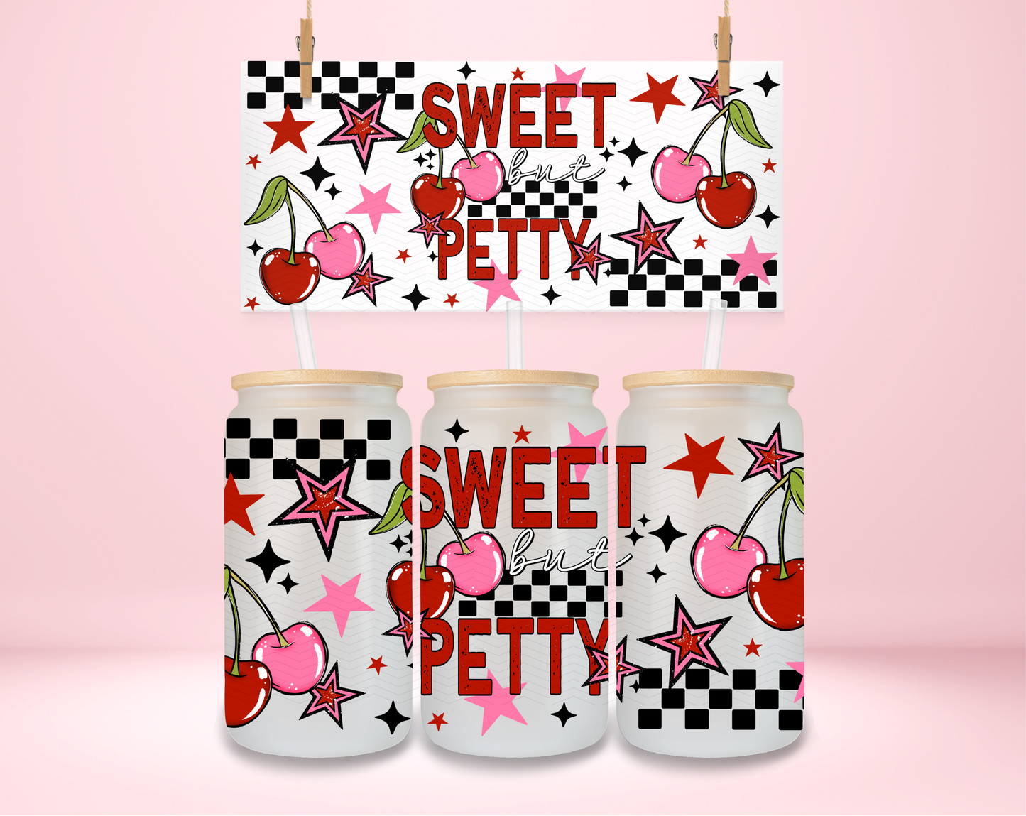 Sweet but Petty Cherries UVDTF Wrap