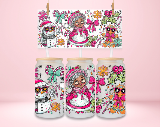 Mrs. Claus 1 Doodle UVDTF Wrap