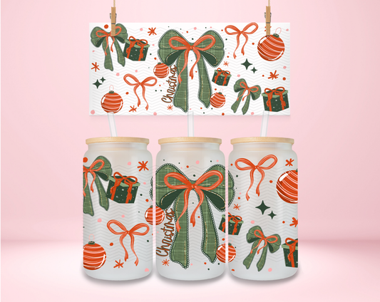 Christmas Coquette UVDTF Wrap