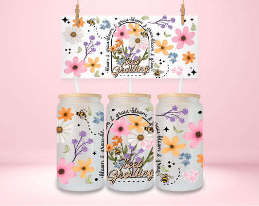 Keep Growing Spring UVDTF Wrap