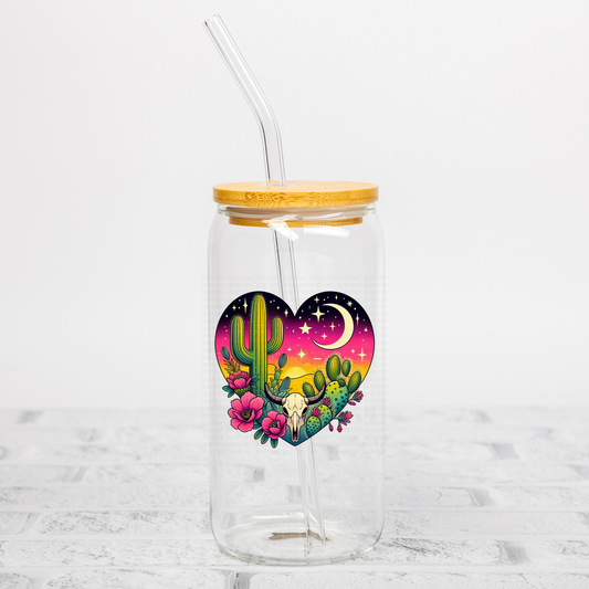 Desert Night Heart UVDTF Decal