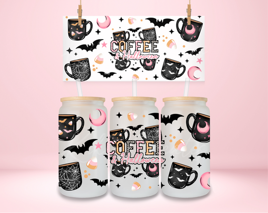 Coffee And Halloween UVDTF Wrap