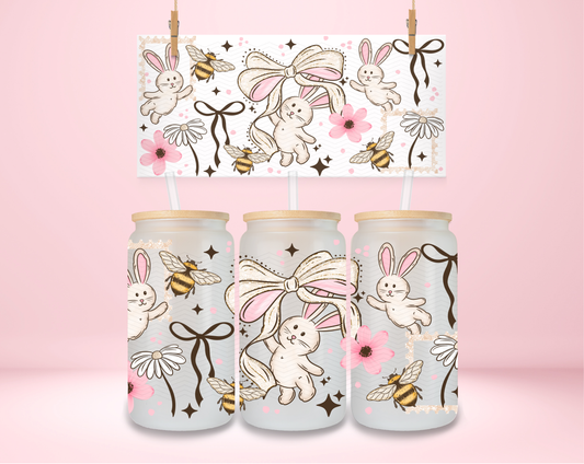 Bunny and Bees Coquette UVDTF Wrap