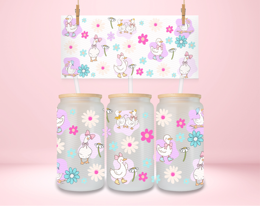 Silly Goose Floral UVDTF Wrap