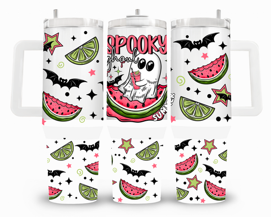 Spooky Ghoul 40oz UVDTF Wrap