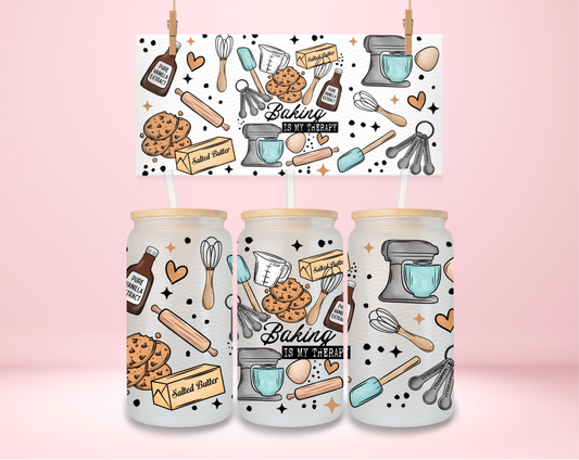 Baking is My Therapy UVDTF Wrap