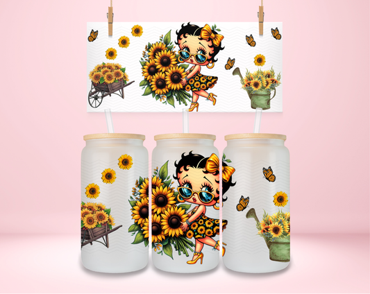 Betty Sunflower UVDTF Wrap