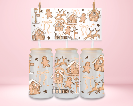 Gingerbread Lane UVDTF Wrap