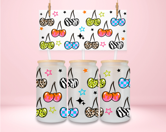 Pattern Cherries UVDTF Wrap