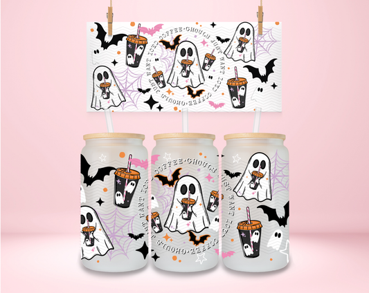 Ghouls Iced Coffee UVDTF Wrap