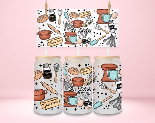 The Kitchen is My Happy Place UVDTF Wrap